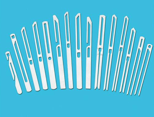 C Type Simplex Flat Steel Healds Of Shuttleless Weaving Loom 331x5.5x0.3mm Eyelet 6.5x1.8mm
